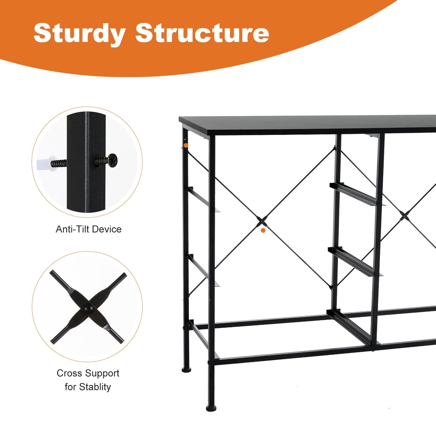 Dresser TV Stand, Console Table with 6 Wide Drawers, Entertainment Center for 55" TV Storage Fabric Dresser Drawer