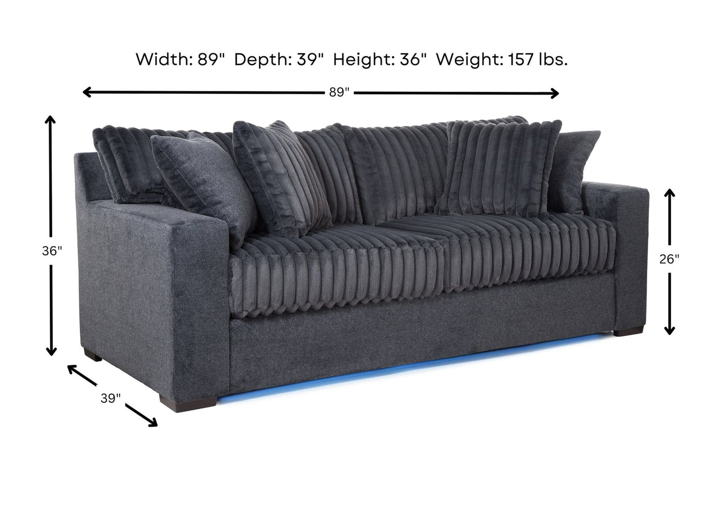 A364V6 Sofa with LED