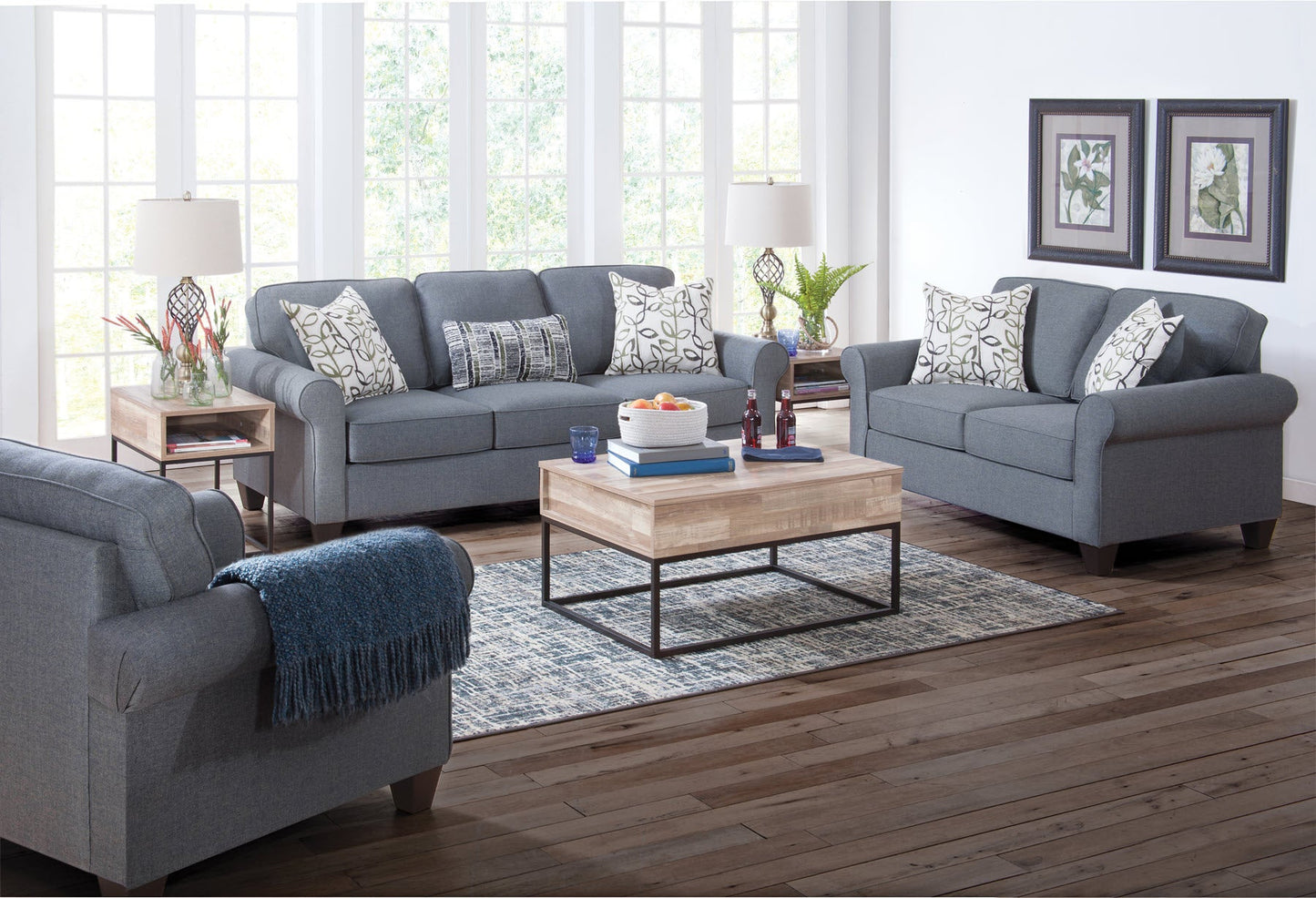 A330V16 Sofa - Blue