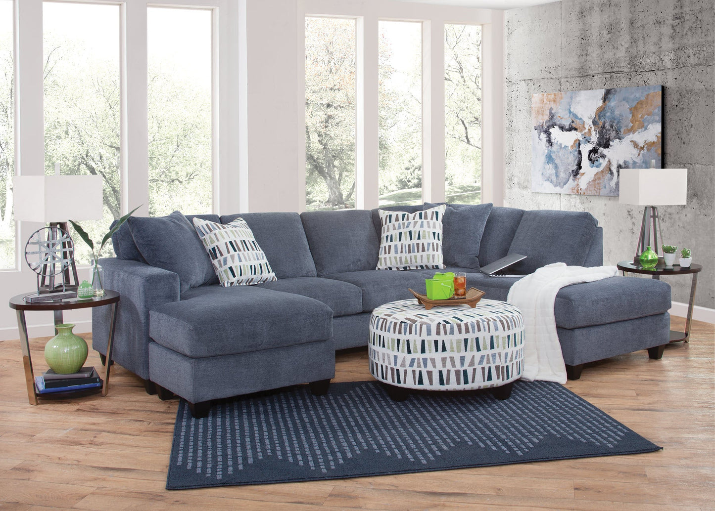 A414V2 Round Ottoman
