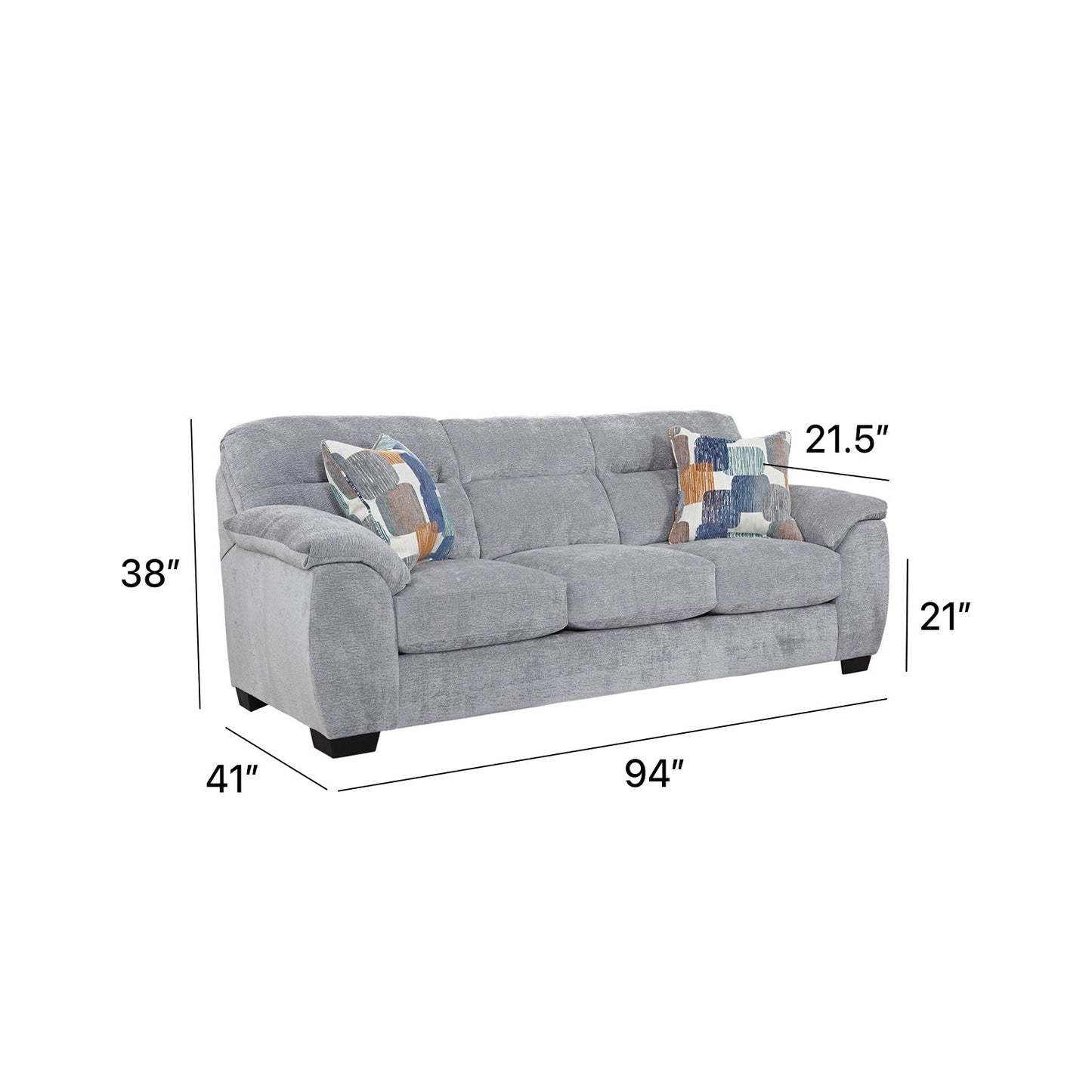 A353V3 Sofa - Grey