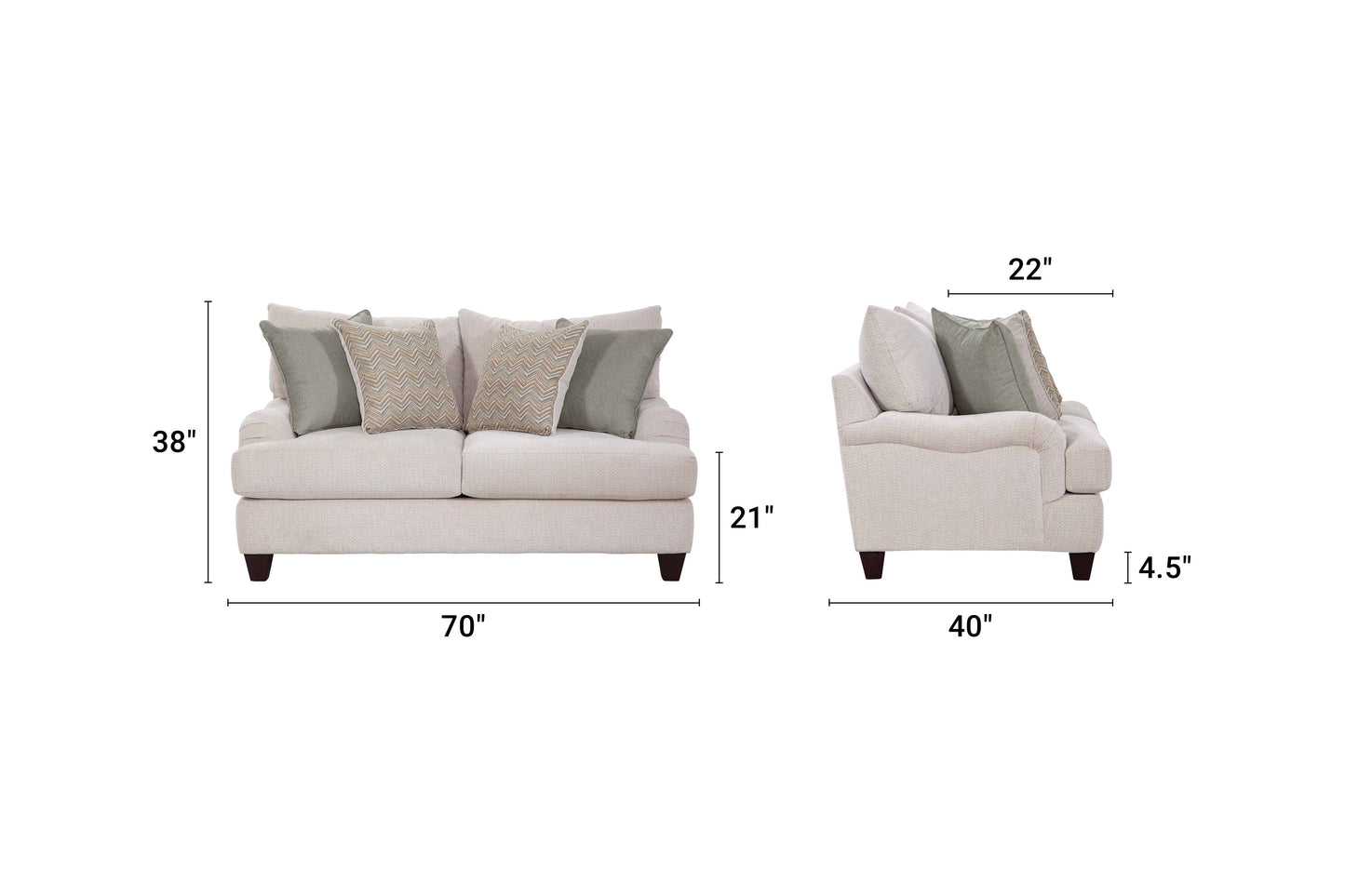 S231V3 Loveseat - Beige