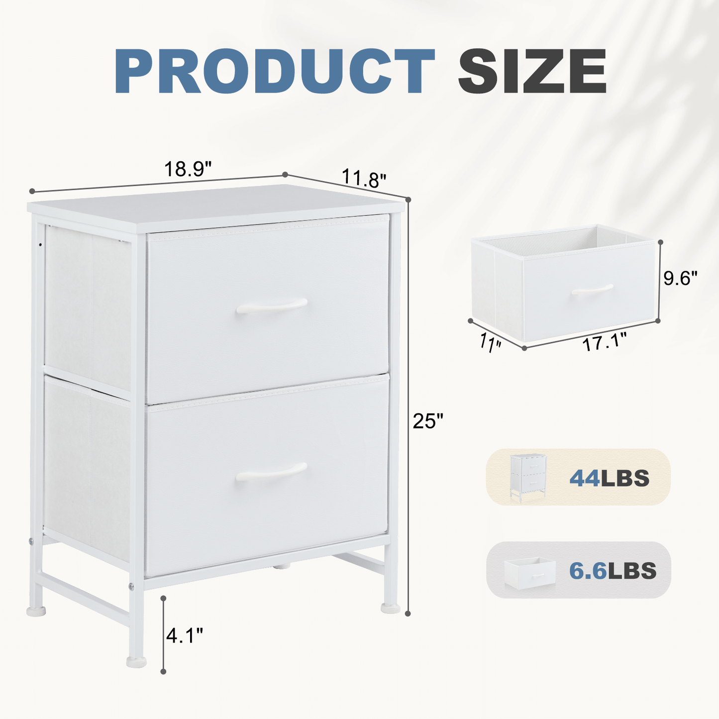 Drawers Dresser Chest of Drawers,Metal Frame and Wood Top