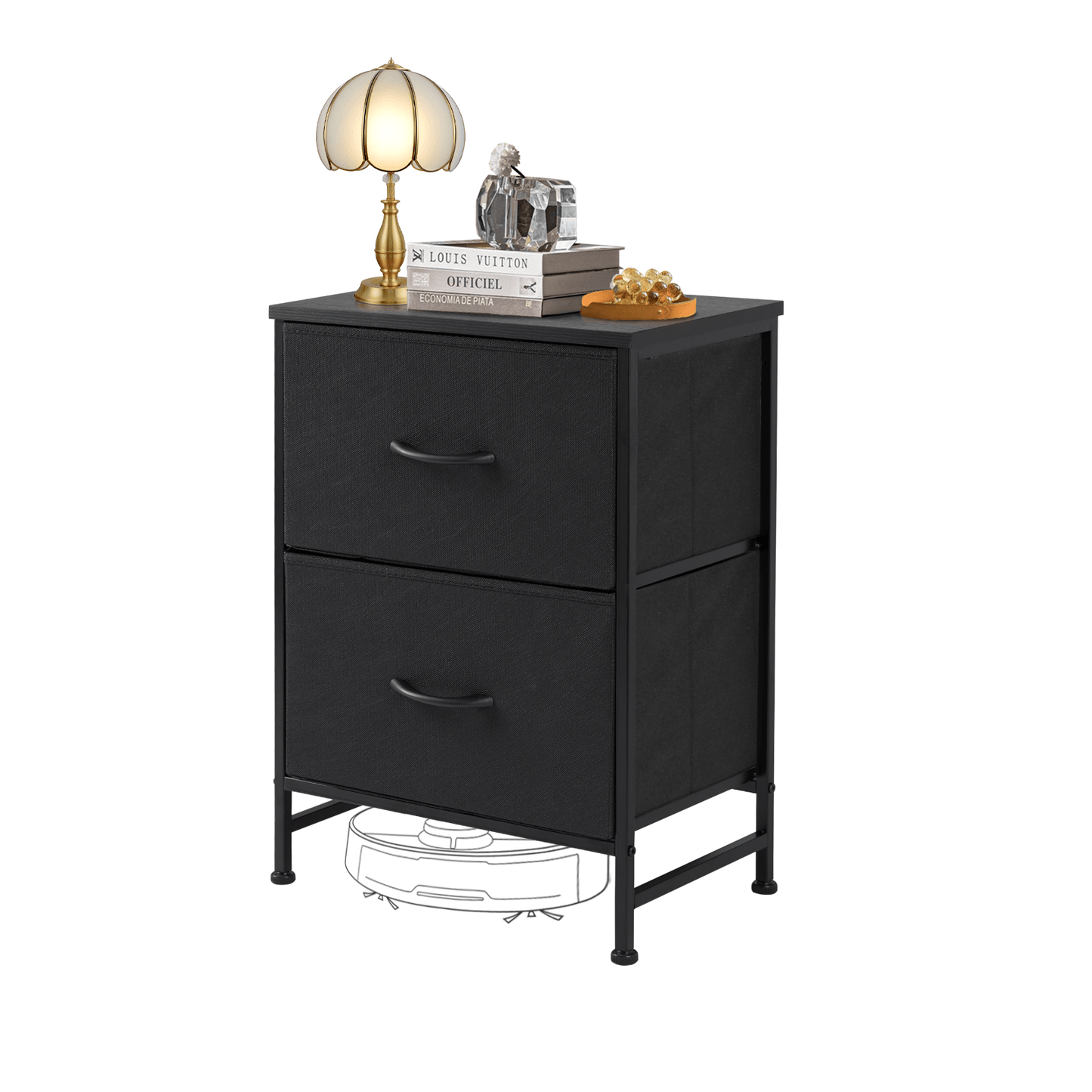 Drawers Dresser Chest of Drawers,Metal Frame and Wood Top