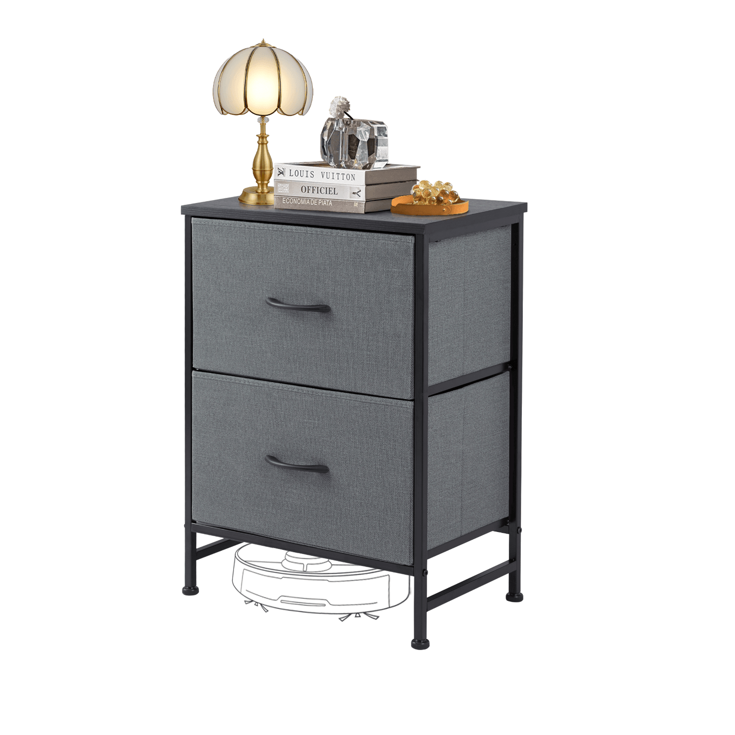 Drawers Dresser Chest of Drawers,Metal Frame and Wood Top