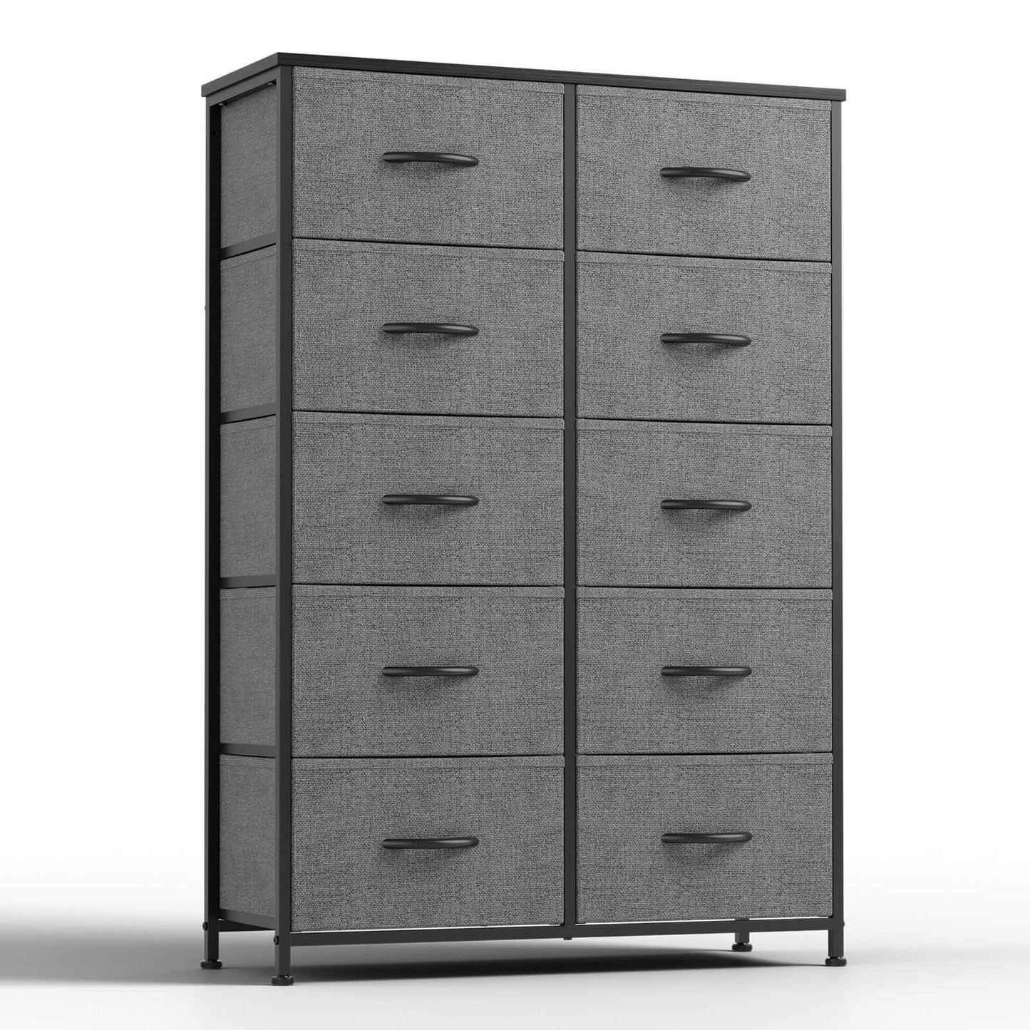 Dressers for Bedroom with 10 Drawers Storage Tower Tall Dresser Fabric Dressers