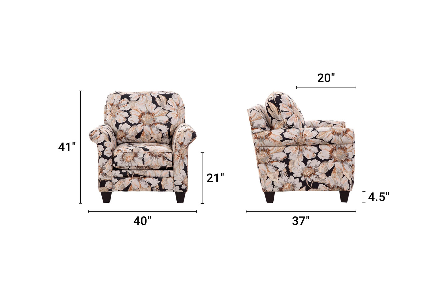 S173 Chair- Floral