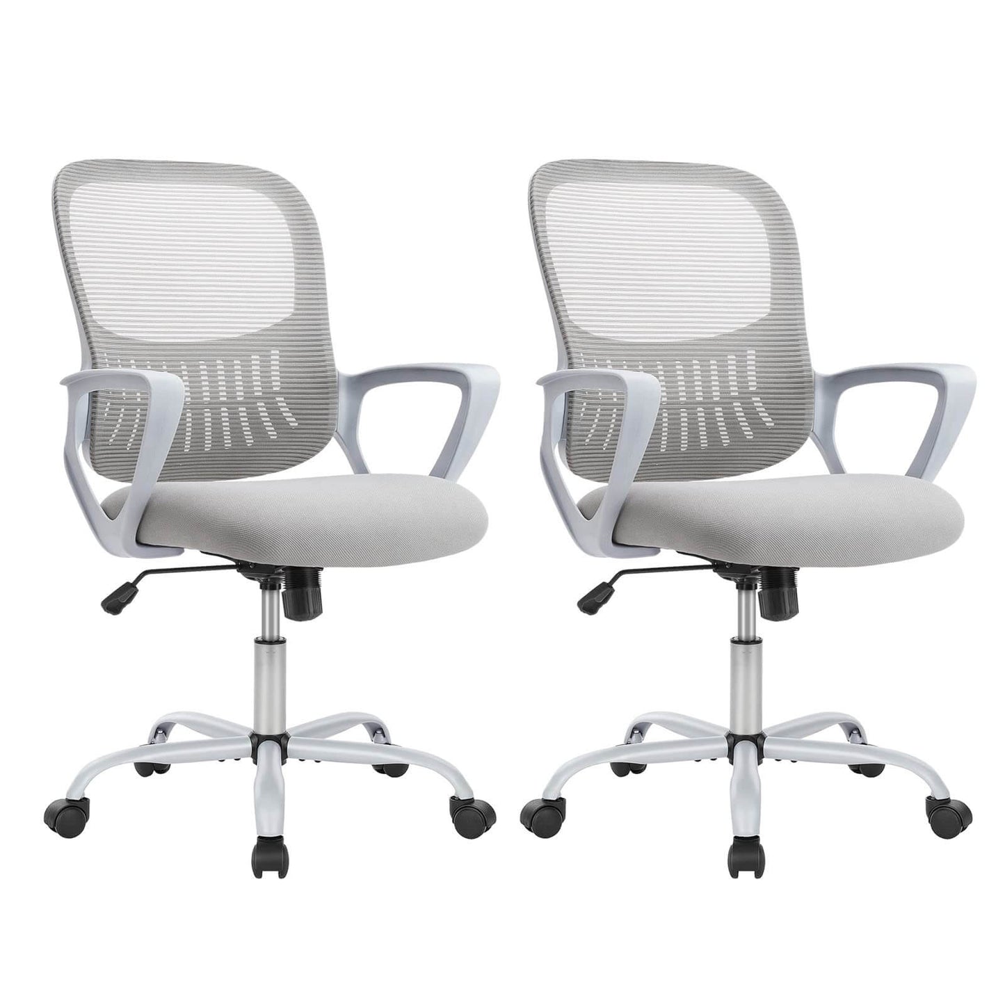 Mid-Back Task Chair with Lumbar Support,Ergonomic Home Office Desk Chairs