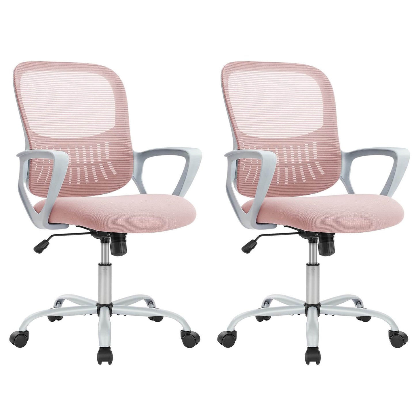 Mid-Back Task Chair with Lumbar Support,Ergonomic Home Office Desk Chairs