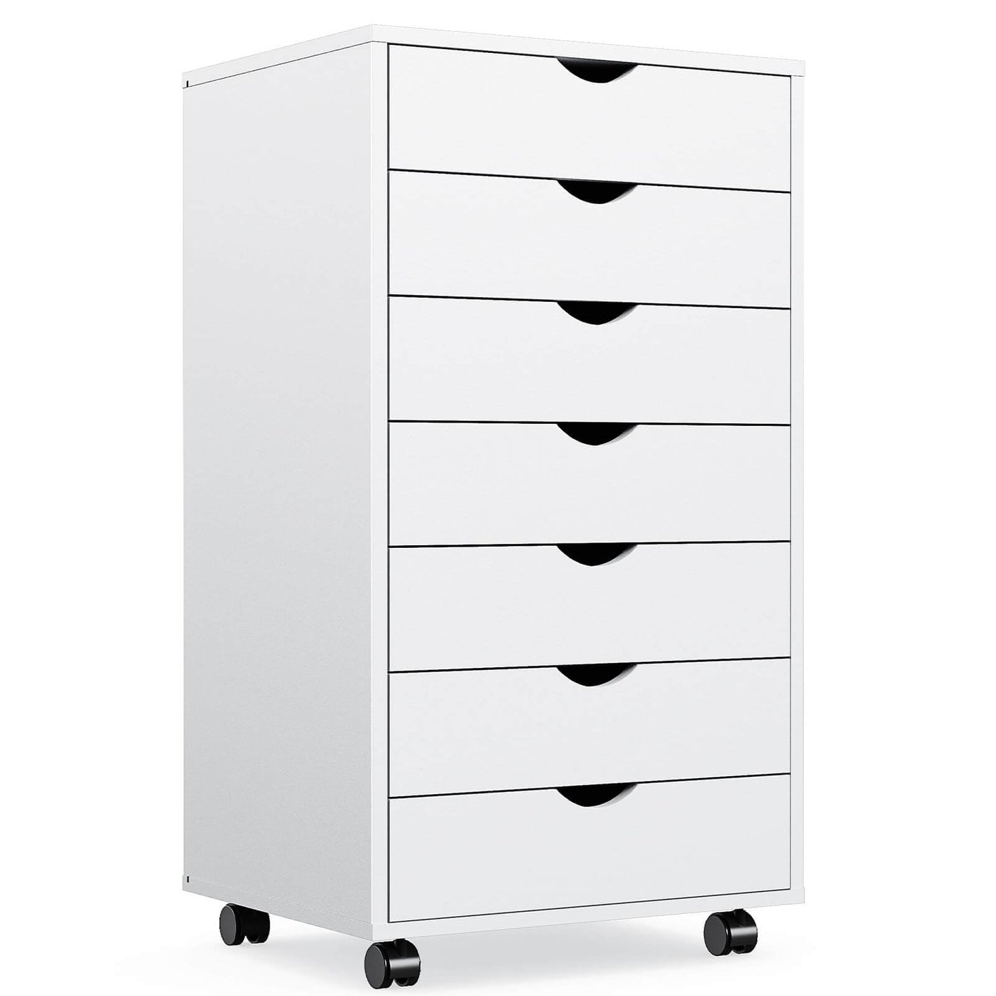 Storage Cabinet Dressers with Wheels Mobile Organizer Drawers for Office, Bedroom, Home