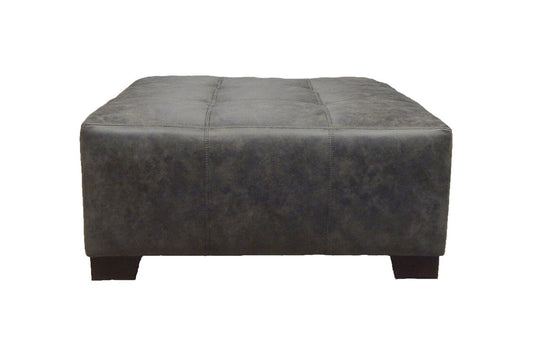 S351V4 Square Cocktail Ottoman- Brown and Beige