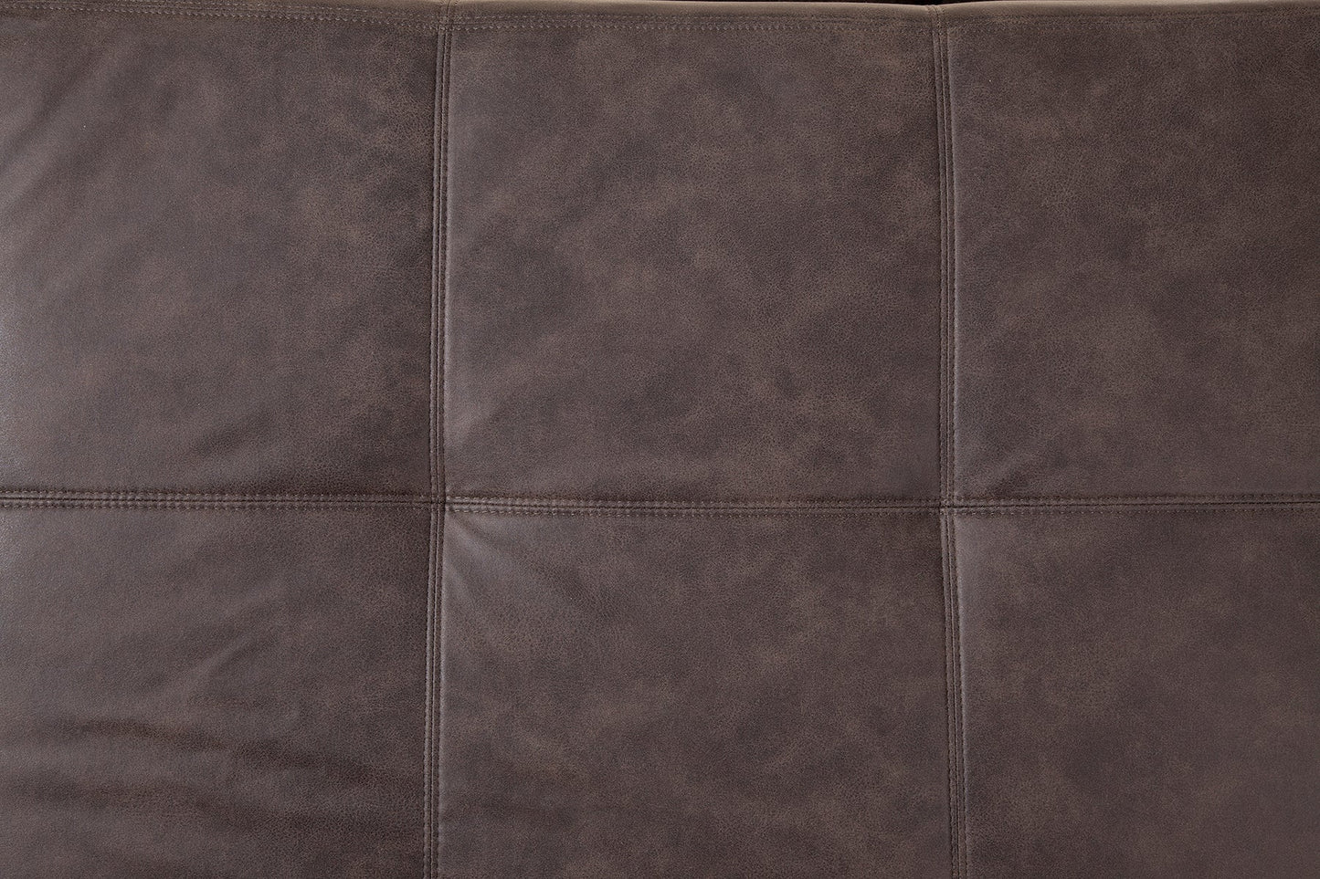 S351V4 Square Cocktail Ottoman- Brown and Beige
