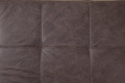 S351V4 Square Cocktail Ottoman- Brown and Beige