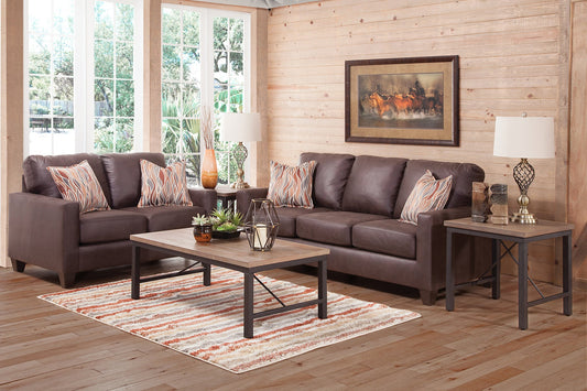 A7V2 Loveseat - Brown