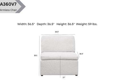 A360V7 Armless Chair