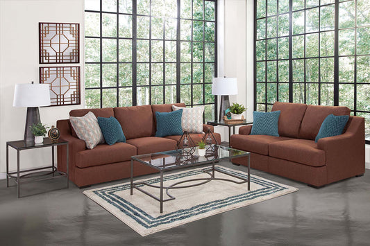 A65V2 Loveseat - Cinnamon