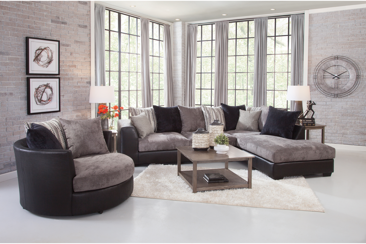 A317 Barrel Chair - Black