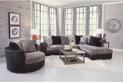A317 Barrel Chair - Black