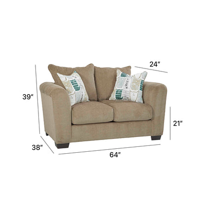 A89V2 Loveseat - Green