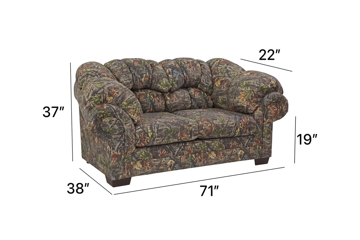 A86V1 Camo Sofa and Loveseat Set