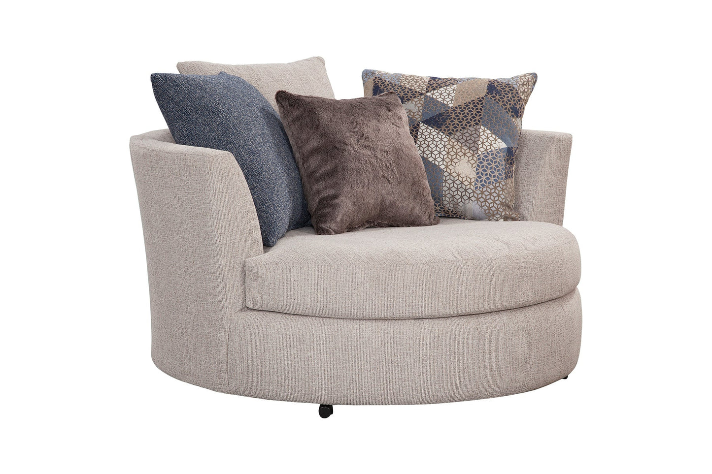 S317V4 Barrel Chair - Ivory