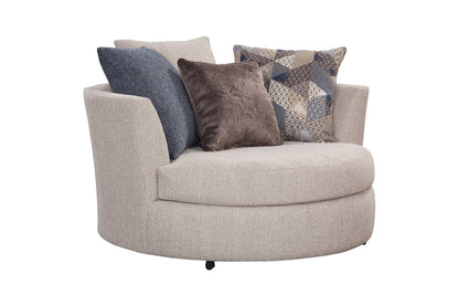 S317V4 Barrel Chair - Ivory