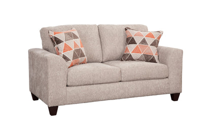 S347V1 Loveseat - Salt and pepper