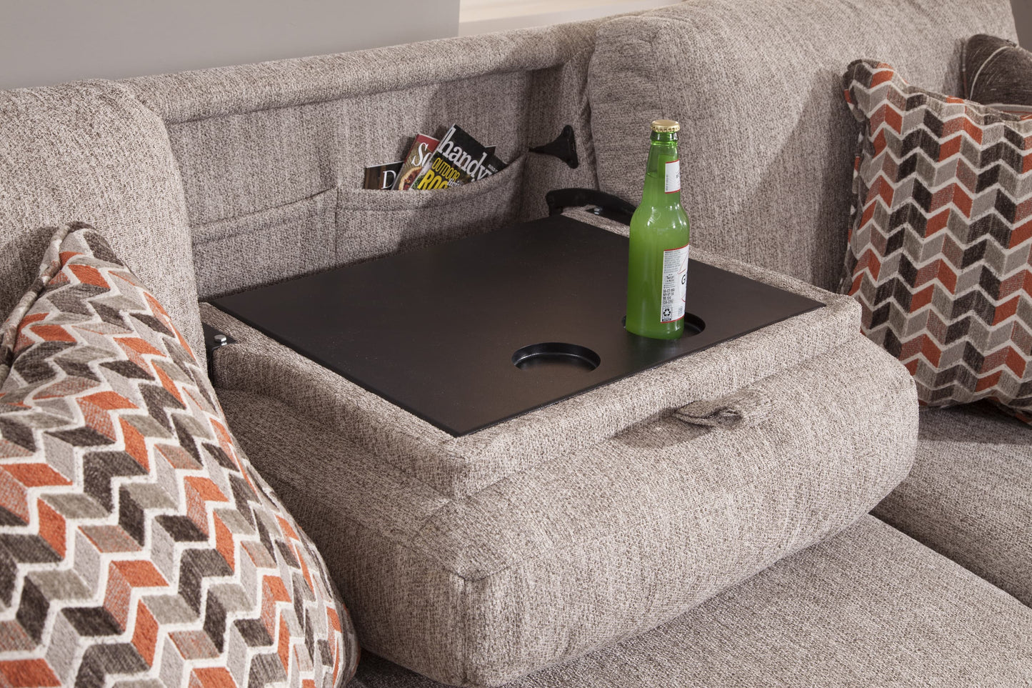 S347V1 Sofa Sleeper - Salt and pepper