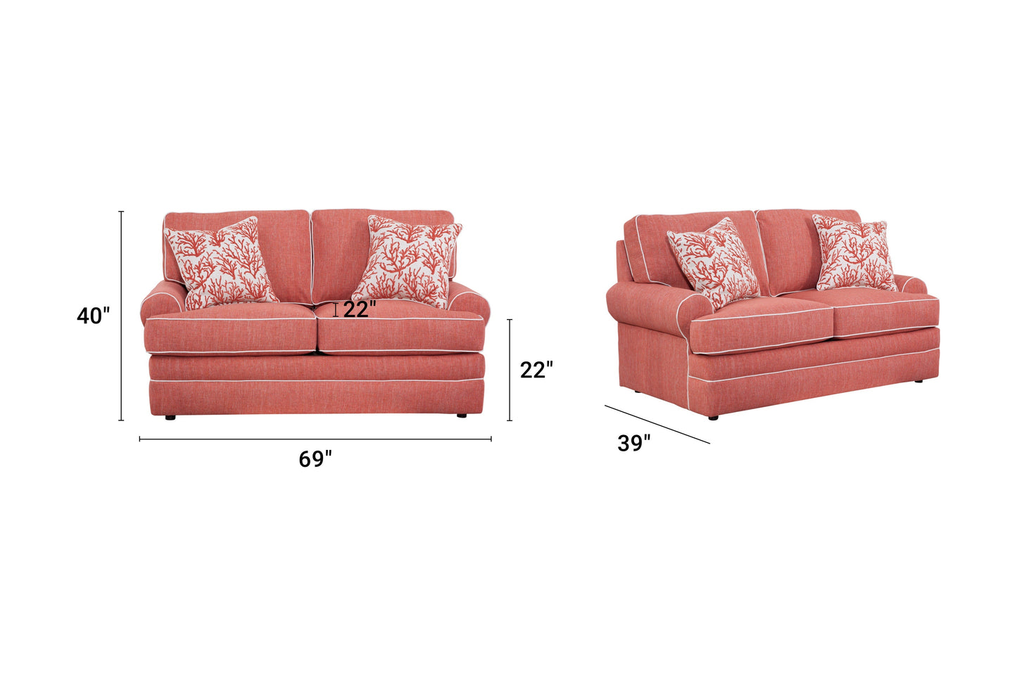 S260C Sofa and Loveseat Set