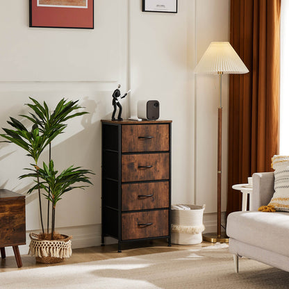 Drawers Dresser Chest of Drawers,Metal Frame and Wood Top