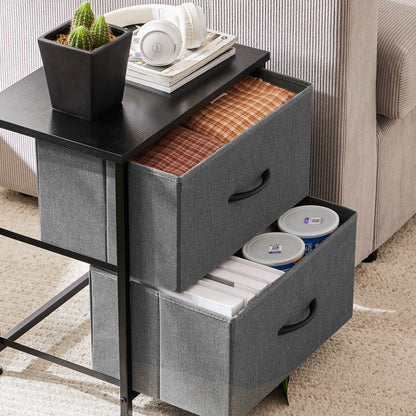 Drawers Dresser Chest of Drawers,Metal Frame and Wood Top