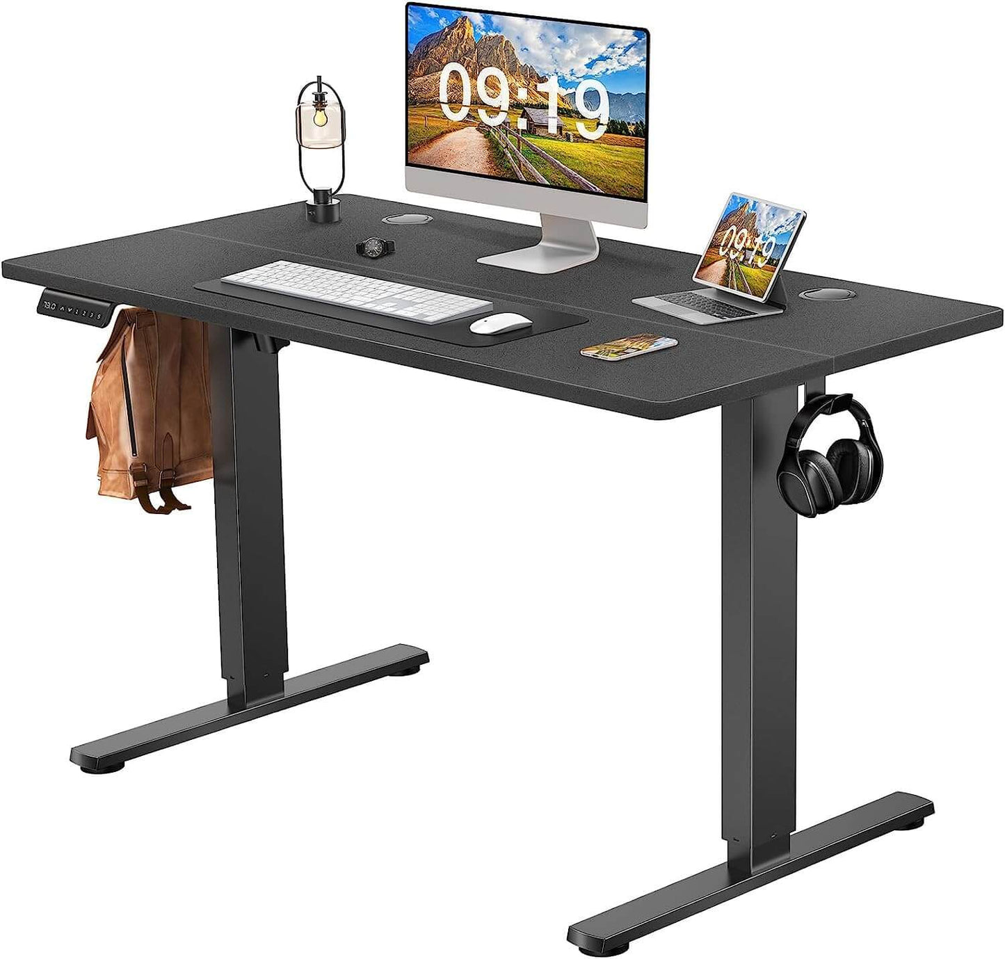 Electric Height Adjustable Standing Desk,Sit to Stand Ergonomic Computer Desk