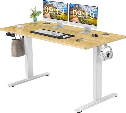 Electric Height Adjustable Standing Desk,Sit to Stand Ergonomic Computer Desk