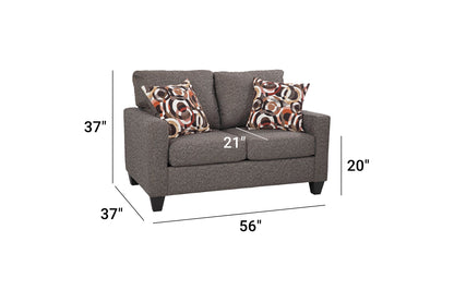 A329B Loveseat – Grey