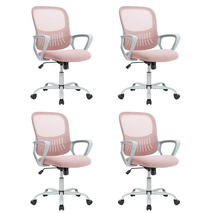 Mid-Back Task Chair with Lumbar Support,Ergonomic Home Office Desk Chairs