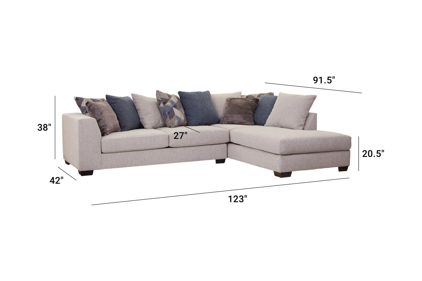 S317V4 Sectional and Chair Set