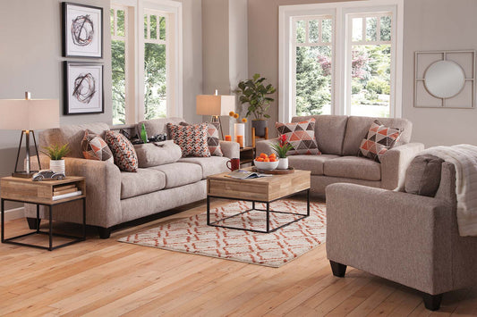 S347V1 Loveseat - Salt and pepper