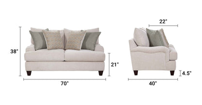 S231V3 Sofa and Loveseat Set