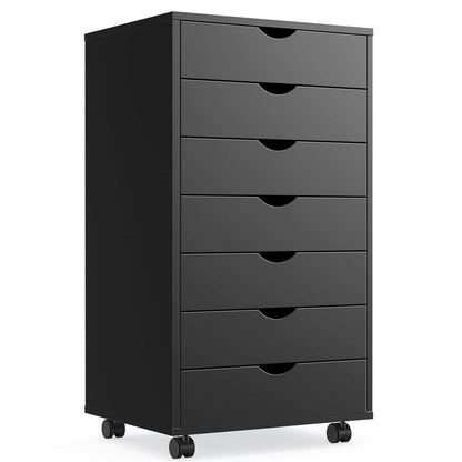 Storage Cabinet Dressers with Wheels Mobile Organizer Drawers for Office, Bedroom, Home