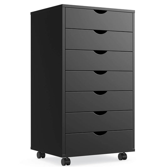Storage Cabinet Dressers with Wheels Mobile Organizer Drawers for Office, Bedroom, Home