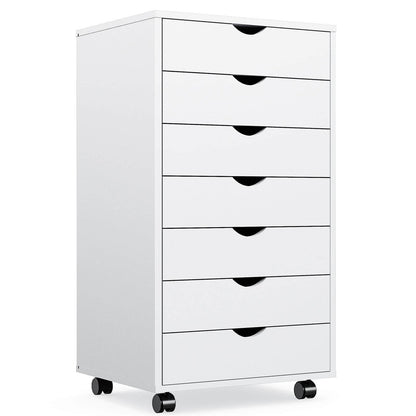 Storage Cabinet Dressers with Wheels Mobile Organizer Drawers for Office, Bedroom, Home