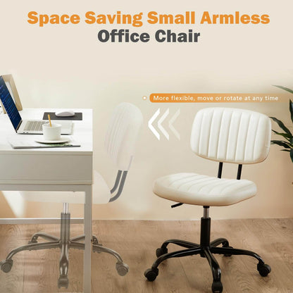Adjustable Height 360° Rolling Swivel Computer Task Chair without Arm